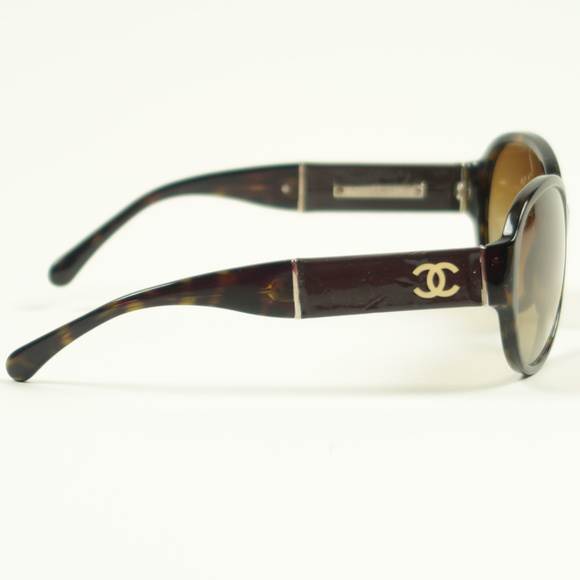 Chanel 5229Q Tortoise CC Logo Sunglasses - Picture 4 of 8